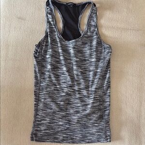 Women's Gray Racerback Tank Top